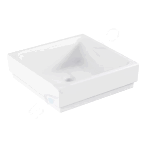 Grohe Cube Ceramic Umyvadlo bez přepadu, 400x400 mm, PureGuard, alpská bílá 3948200H