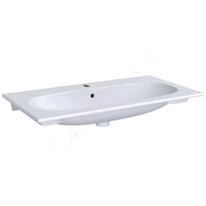 Geberit Acanto Umyvadlo 900x480 mm, s otvorem pro baterii, s přepadem, s KeraTect, bílá 500.642.01.8