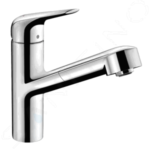 Hansgrohe Focus M42 Dřezová baterie M427-H150 s výsuvnou sprškou, chrom 71814000