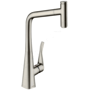 Hansgrohe M71 Dřezová baterie M7115-H320 s výsuvnou sprškou, sBOX, vzhled nerezu 73803800