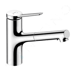 Hansgrohe Zesis M33 Dřezová baterie s výsuvnou sprškou, chrom 74820000