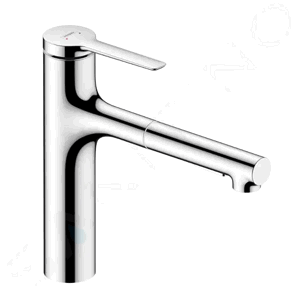 Hansgrohe Zesis M33 Dřezová baterie s výsuvnou sprškou, chrom 74822000