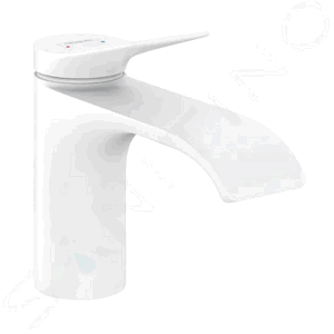 Hansgrohe Vivenis Umyvadlová baterie 80, s výpustí, EcoSmart, matná bílá 75010700