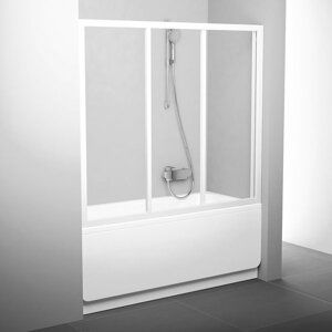 Ravak AVDP3 - 170 bílá+transparent, sprchová posuvná zástěna 170 cm, bílý rám, skleněná výplň transparent