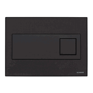 Liv-Fluidmaster Liv Ruby Eco černá 681017 - Černé ovládací tlačítko pro dvojité splachování - černá/černá mat plexisklo