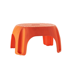 Ridder A1102614 prostiskluzová stolička do koupelny, oranžová - v. 22 cm, š. 33 cm, hl. 24 cm