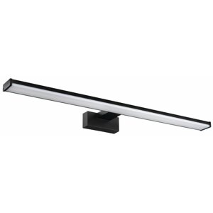 Sapho CHICAGO XL LED svítidlo, 600x120x40 mm, 12W, 230 V, plast, černá mat