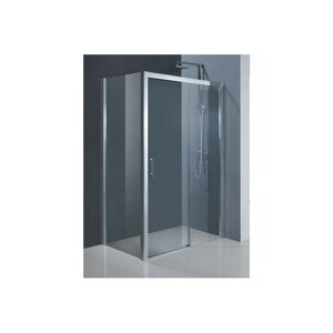 Hopa CZ Obdélníkový sprchový kout ESTRELA KOMBI 120 cm x 90 cm- Pravé (DX), Hliník chrom, Čiré bezpečnostní sklo - 6 mm