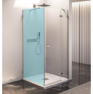 Polysan FORTIS EDGE sprchové dveře bez profilu 1100mm, čiré sklo, pravé