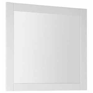 Aqualine FAVOLO zrcadlo v rámu 80x80cm, bílá mat