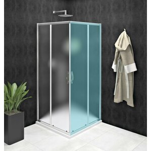 Gelco SIGMA SIMPLY sprchové dveře posuvné pro rohový vstup 800 mm, sklo Brick