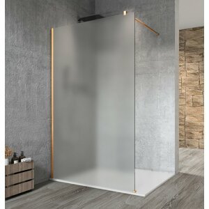 Gelco VARIO GOLD MATT jednodílná sprchová zástěna k instalaci ke stěně, matné sklo, 1100 mm