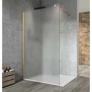 Gelco VARIO GOLD jednodílná sprchová zástěna k instalaci ke stěně, matné sklo, 1100 mm - SET(GX1411/1ks, GX1016/1ks)