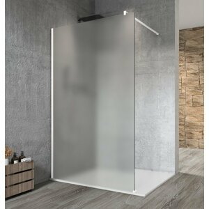 Gelco VARIO WHITE jednodílná sprchová zástěna k instalaci ke stěně, matné sklo, 1400 mm - SET(GX1414/1ks, GX1015/1ks)