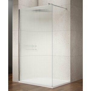Gelco VARIO CHROME jednodílná sprchová zástěna k instalaci ke stěně, sklo nordic, 1100 mm