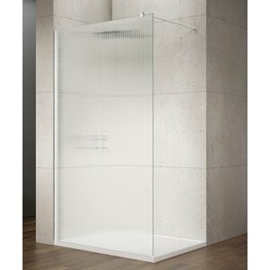 Gelco VARIO WHITE jednodílná sprchová zástěna k instalaci ke stěně, sklo nordic, 1100 mm