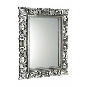 Sapho SCULE zrcadlo ve vyřezávaném rámu, 70x100cm, stříbrná