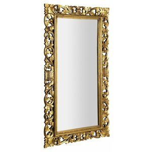 Sapho SCULE zrcadlo ve vyřezávaném rámu, 80x150cm, zlatá