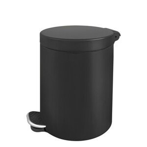 Olsen Spa  KD02031785 - Pedálový odpadkový koš 3l, kov , černá barva