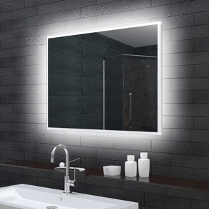 B-eco Zrcadlo LIGHT100 100 x 70 cm s LED osvětlením