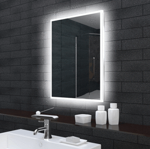 B-eco Zrcadlo LIGHT50 70 x 50 cm s LED osvětlením