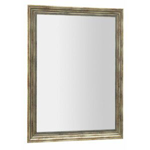 Sapho DEGAS zrcadlo v dřevěném rámu 716x916mm, černá/starobronz