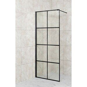 Olsen Spa  OLBALBO100BC - Walk-in sprchový kout ALBOX BLACK