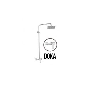 JB Sanitary DOKA SK 61 000 00 1 - Sprchová sestava s baterií 150mm, nerezovou čtvercovou sprchou 200x200mm, bez možnosti ruční sprchy