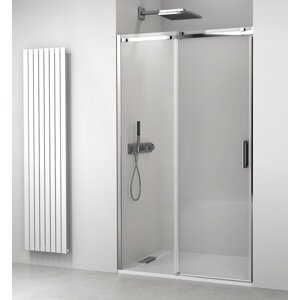 Polysan THRON LINE SQUARE sprchové dveře 1100 mm, hranaté pojezdy, čiré sklo - SET(TL5011/1 ks, TL5002/1 ks)