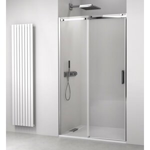 Polysan THRON LINE SQUARE sprchové dveře 1400 mm, hranaté pojezdy, čiré sklo - SET(TL5014/1 ks, TL5002/1 ks)