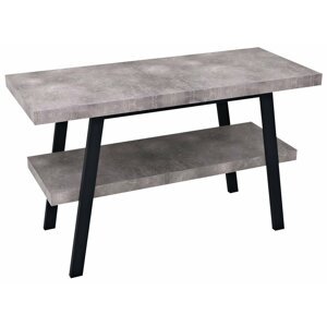 Sapho TWIGA umyvadlový stolek 110x72x50 cm, černá mat/cement - SET(VC453/1 ks, AV117/1 ks, AV1107/1 ks)