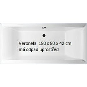 Excel Tesárek Veronela Air Pneu 180 x 80 hydromasážní vana
