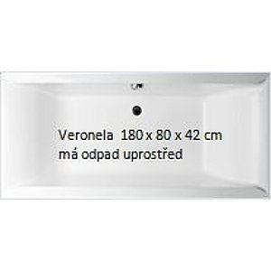 Excel Tesárek Veronela Hydro Pneu 180 x 80 hydromasážní vana