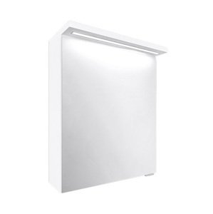 B-eco Galerka White Led 50 - 500 x 620 mm bílá skříňka se zrcadlem a LED osvětlením (universální L,P dvířka)