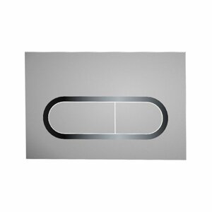 Ravak WC tlačítko Chrome satin, matné stříbrné tlačítko pro nádrže Ravak G II a W II