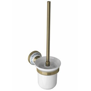 Sapho WC štětka závěsná, bronz/keramika