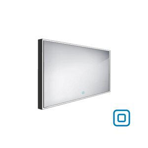 Nimco ZPC 13006V-90 - černé LED zrcadlo 1200x700 s dotykovým senzorem