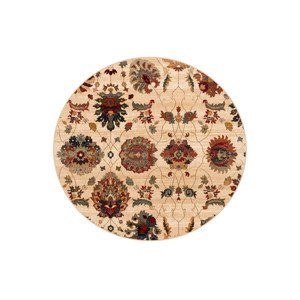 Kusový koberec SUPERIOR Latica Krem - kruh Ø 135 cm
