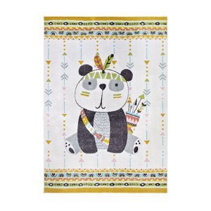 Dětský kusový koberec Hanse Home Adventures 105959 Panda Cream 120x170 cm