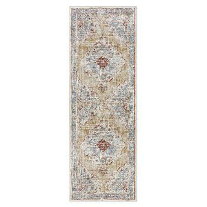 Kusový běhoun Hanse Home Luxor 105645 Strozzi Beige Blue 80x240 cm