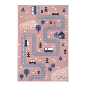 Dětský kusový koberec Hanse Home Adventures 104538 Rose 160x220 cm