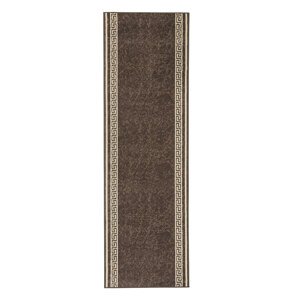 Kusový běhoun Hanse Home Basic 102830 Brown 80x500 cm