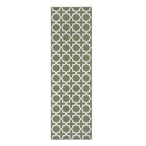 Kusový běhoun Hanse home Basic 105438 Green 80x300 cm