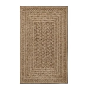 Kusový koberec Northrugs Forest 103992 Beige Brown 80x150 cm