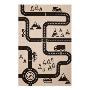 Dětský kusový koberec Zala Living Vini 103024 Road Map Charly 120x170 cm