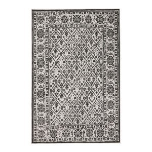 Kusový koberec Northrugs Twin 103113 Black Cream 200x290 cm