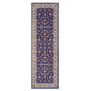 Kusový běhoun Nouristan Herat 105292 Dizi Blue Cream 80x350 cm