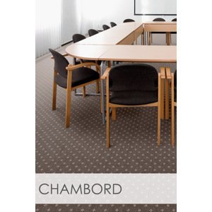 Metrážový koberec CHAMBORD 49 Hnědý UX - Ultratex Quick+