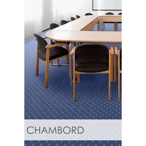 Metrážový koberec CHAMBORD 77 Modrý UX - Ultratex Quick+