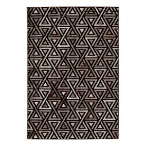 Kusový koberec RAGUSA 2503/80 Silver/Black 68x110 cm